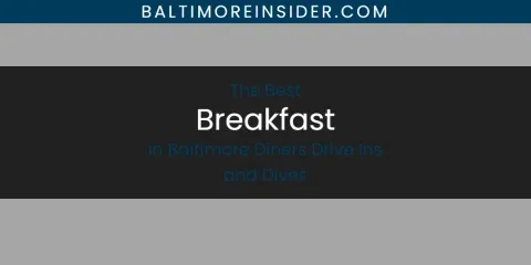 The Best Breakfast in Baltimore Diners Drive Ins and Dives