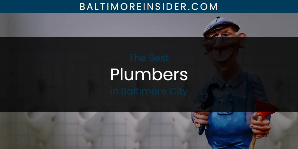 The Absolute Best Plumbers in Baltimore City  [Updated 2025]